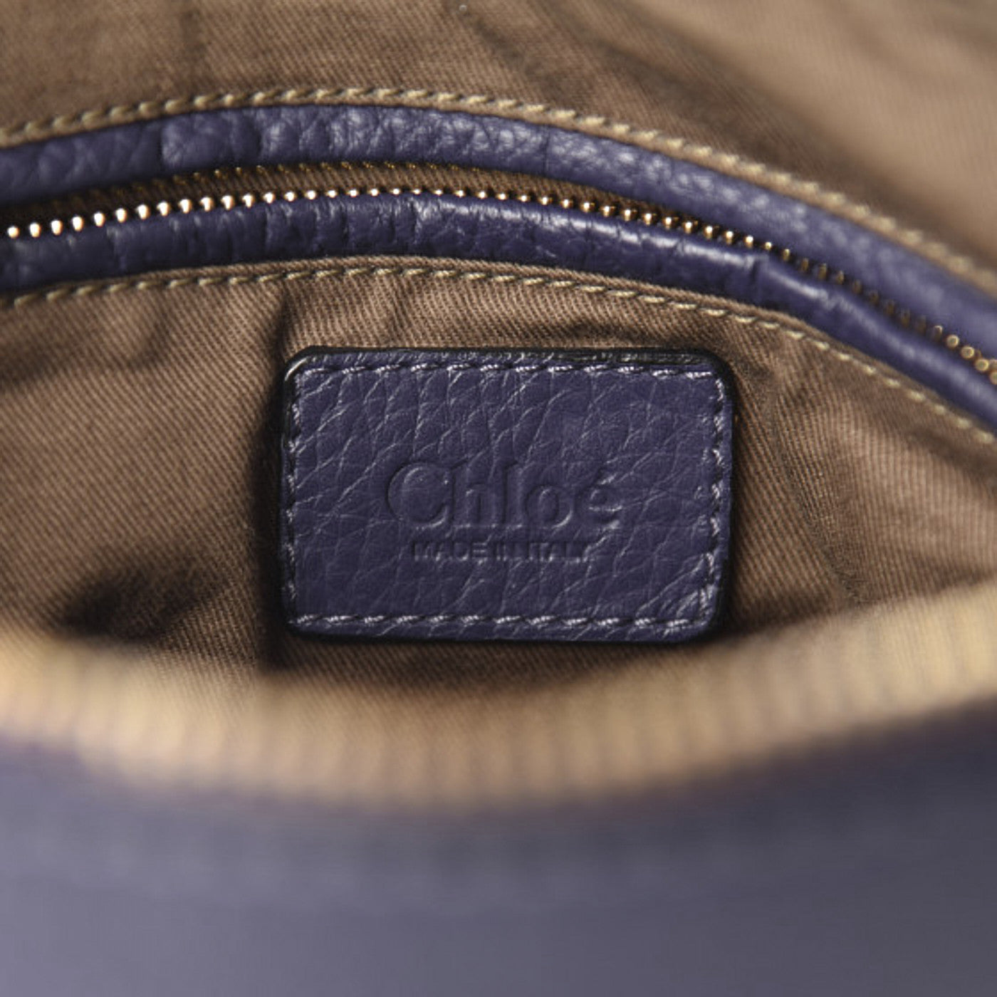 Chloe Calfskin Medium Marcie Satchel Storm Blue 6 of 10