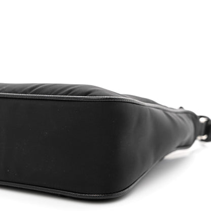 Prada Tessuto Nylon Saffiano Mini Re-Edition 2005 Bag Black 10 of 10