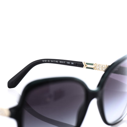 Bulgari Crystal 8181B Sunglasses Black 5 of 12