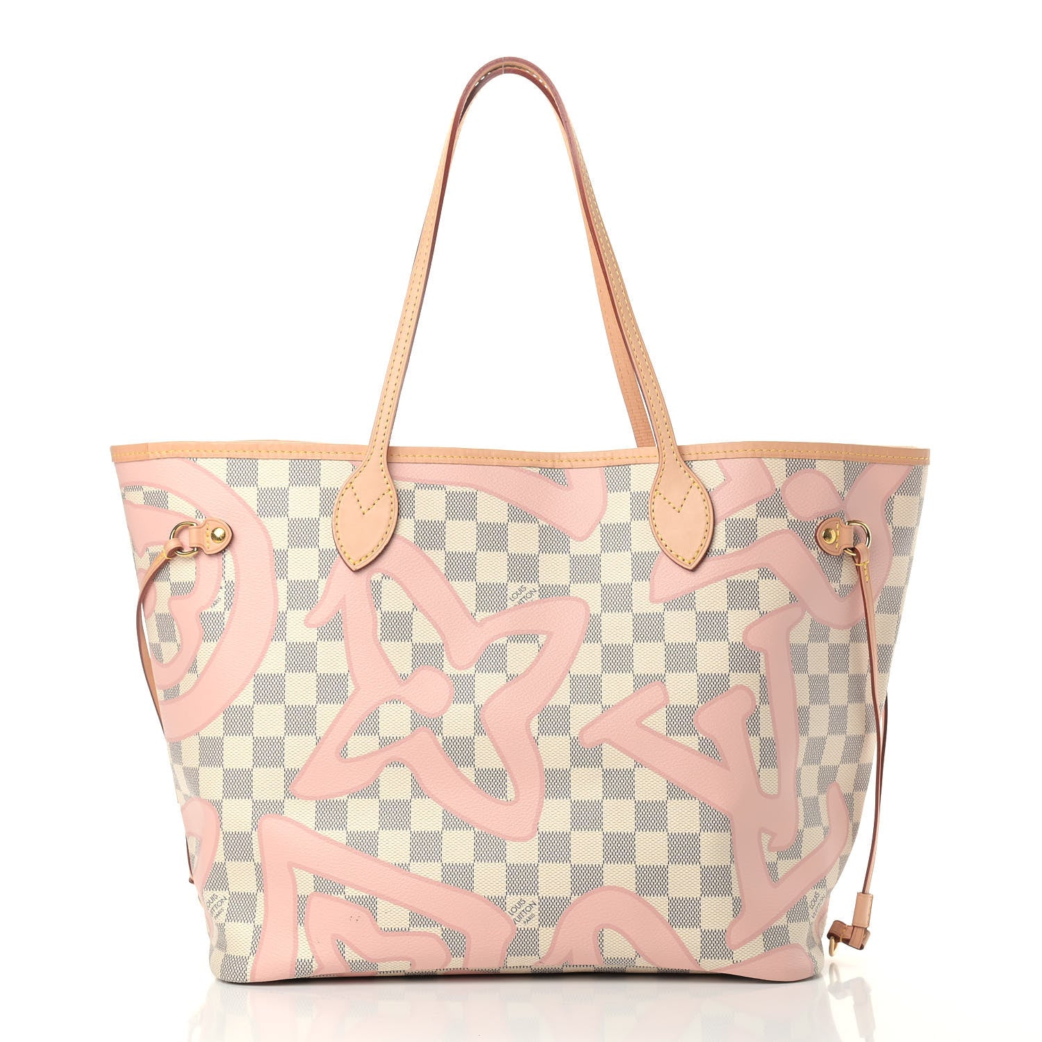 Louis Vuitton Damier Azur Tahitienne Neverfull MM 3 of 10