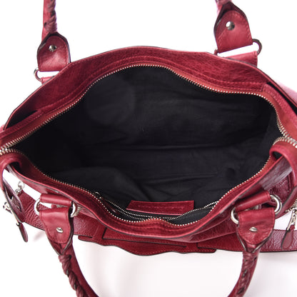 Balenciaga Agneau Giant 21 Silver Hardware City Pourpre 5 of 14