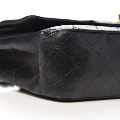 Chanel Lambskin Quilted Medium Double Flap Black 23 of 26