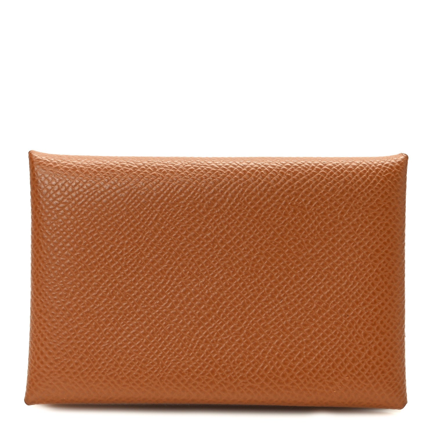 Hermes Epsom Calvi Card Case Gold 1 of 8