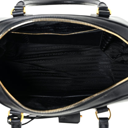 Prada Saffiano Lux Bowling Bag Black 5 of 15
