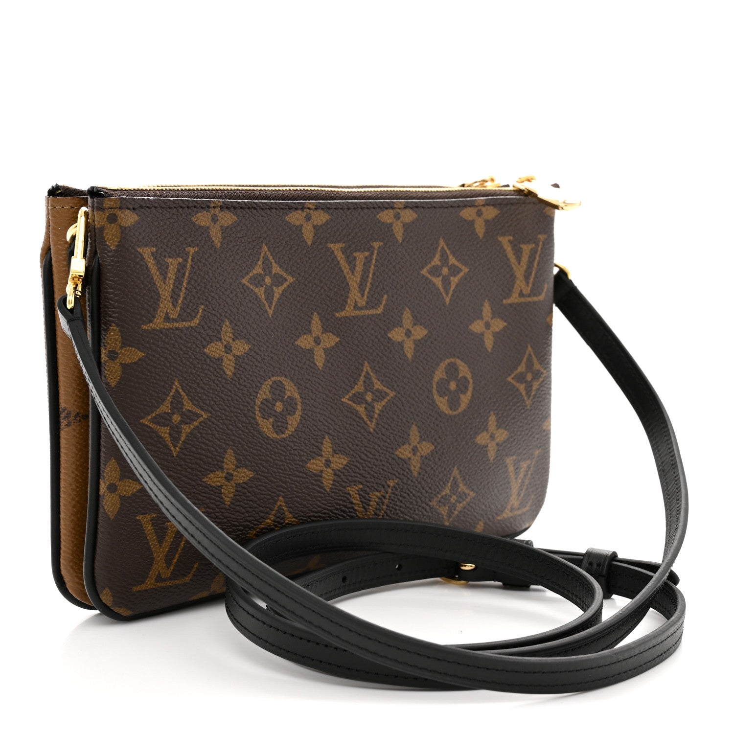 Louis Vuitton Reverse Monogram Giant Double Zip Pochette 3 of 9