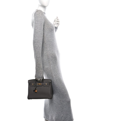 Hermes Togo Birkin 25 Etain 2 of 13