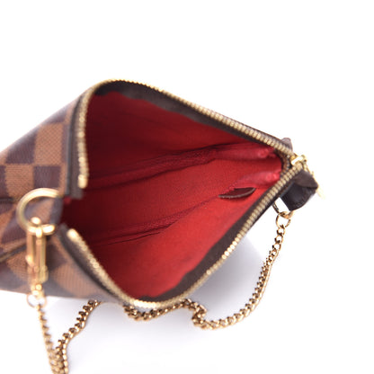 Louis Vuitton Damier Ebene Mini Pochette Accessories 8 of 9
