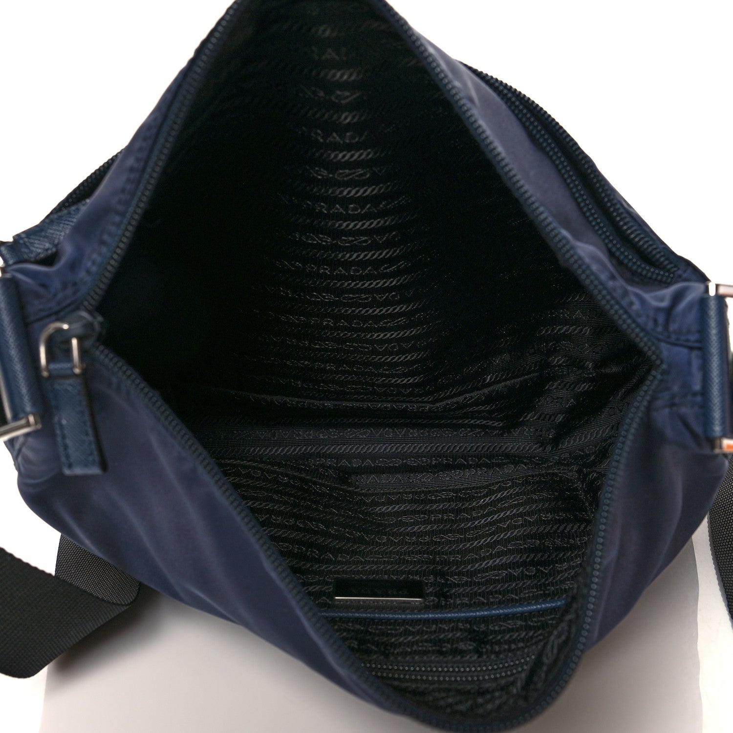Prada Tessuto Nylon Messenger Bag Baltico 4 of 8