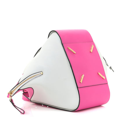 Loewe Calfskin Small Hammock Shoulder Bag Shocking Pink White 3 of 12