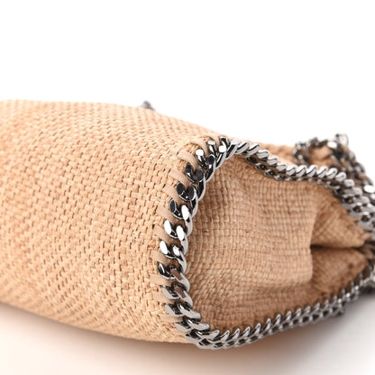 Stella McCartney Raffia Mini Falabella Fold Over Tote Natural 7 of 9