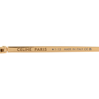 Celine Metal Round Sunglasses CL40100U Gold 5 of 8