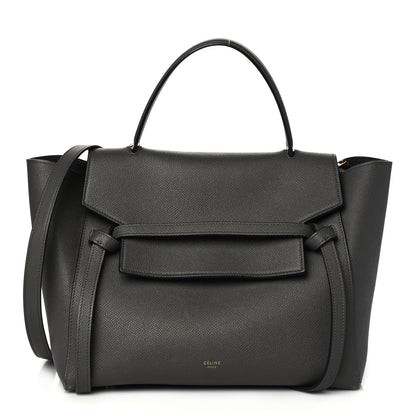 Celine Grained Calfskin Mini Belt Bag Grey 1 of 10