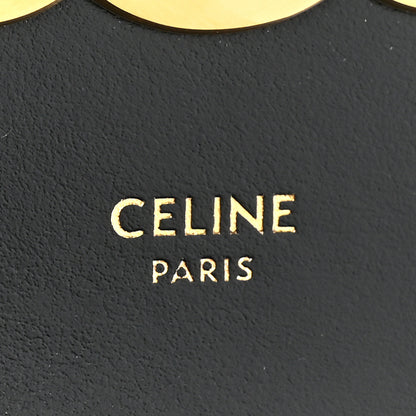 Celine Shiny Calfskin Mini Chain Claude Black 6 of 8
