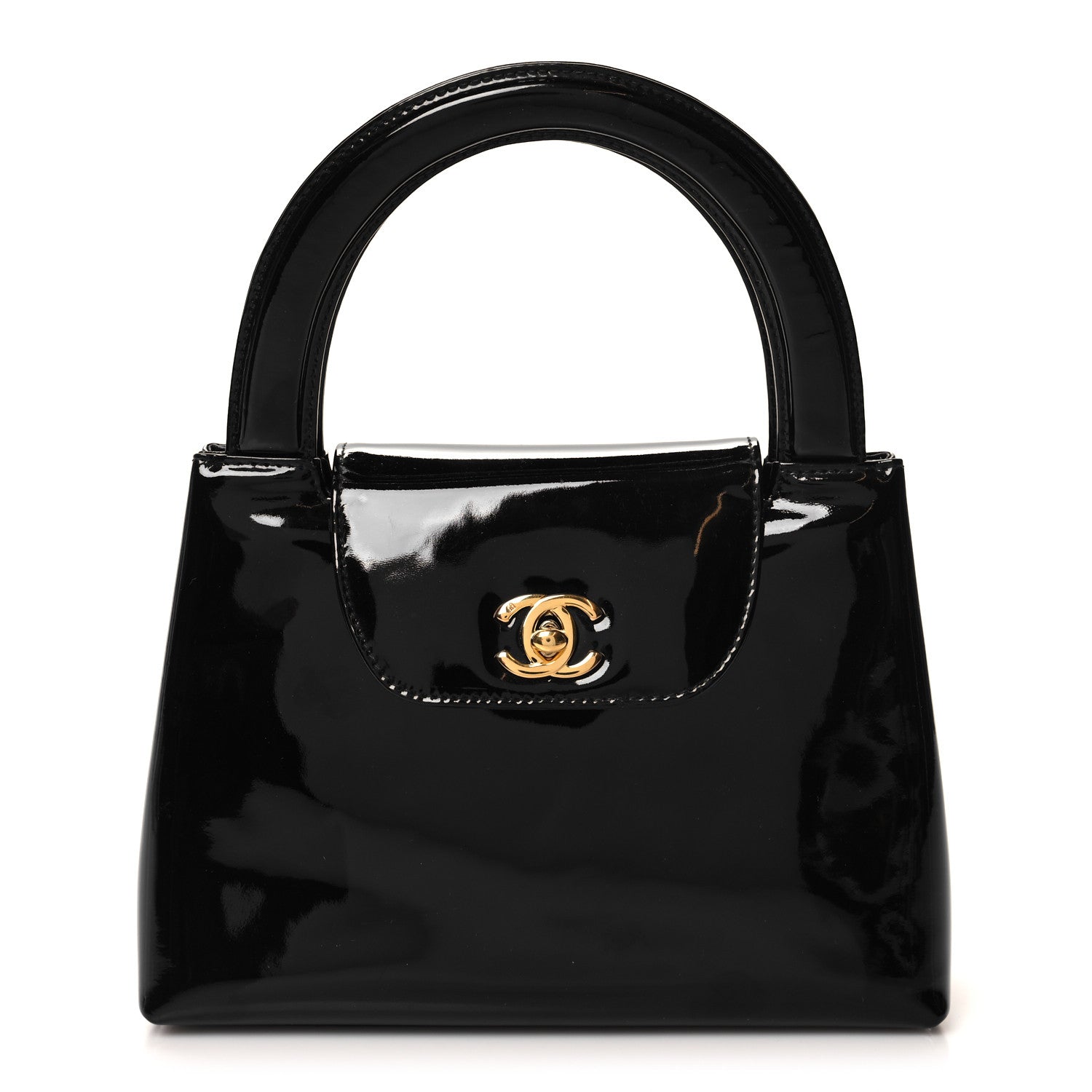 Chanel Patent Small Kelly Flap Bag Black 1 of 13
