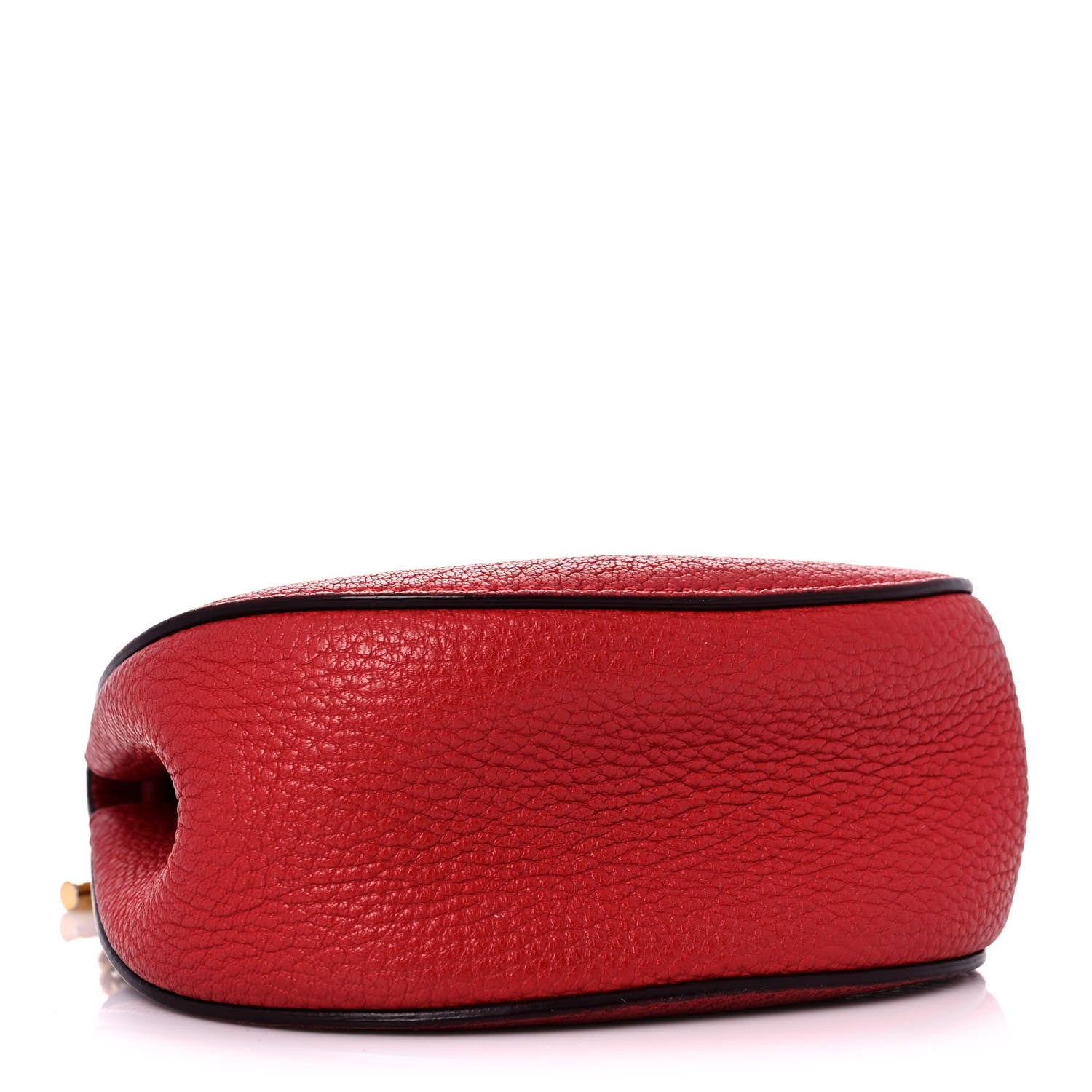 Chloe Grained Lambskin Mini Drew Shoulder Bag Plaid Red 3 of 9