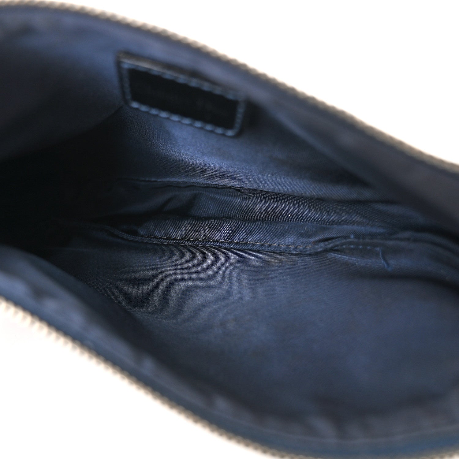 Christian Dior Canvas Dragon Print Mini Saddle Pochette Blue 5 of 10