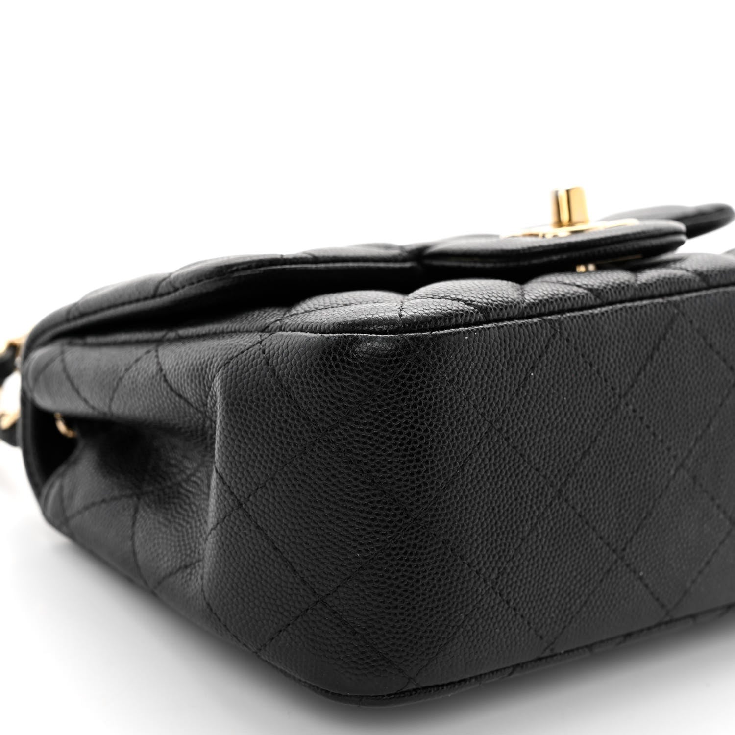 Chanel Caviar Quilted Mini Square Flap Black 9 of 10
