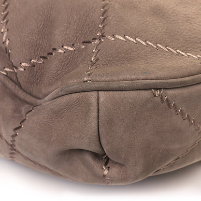 Chanel Suede Calfskin Ultimate Stitch Hobo Light Grey 12 of 13