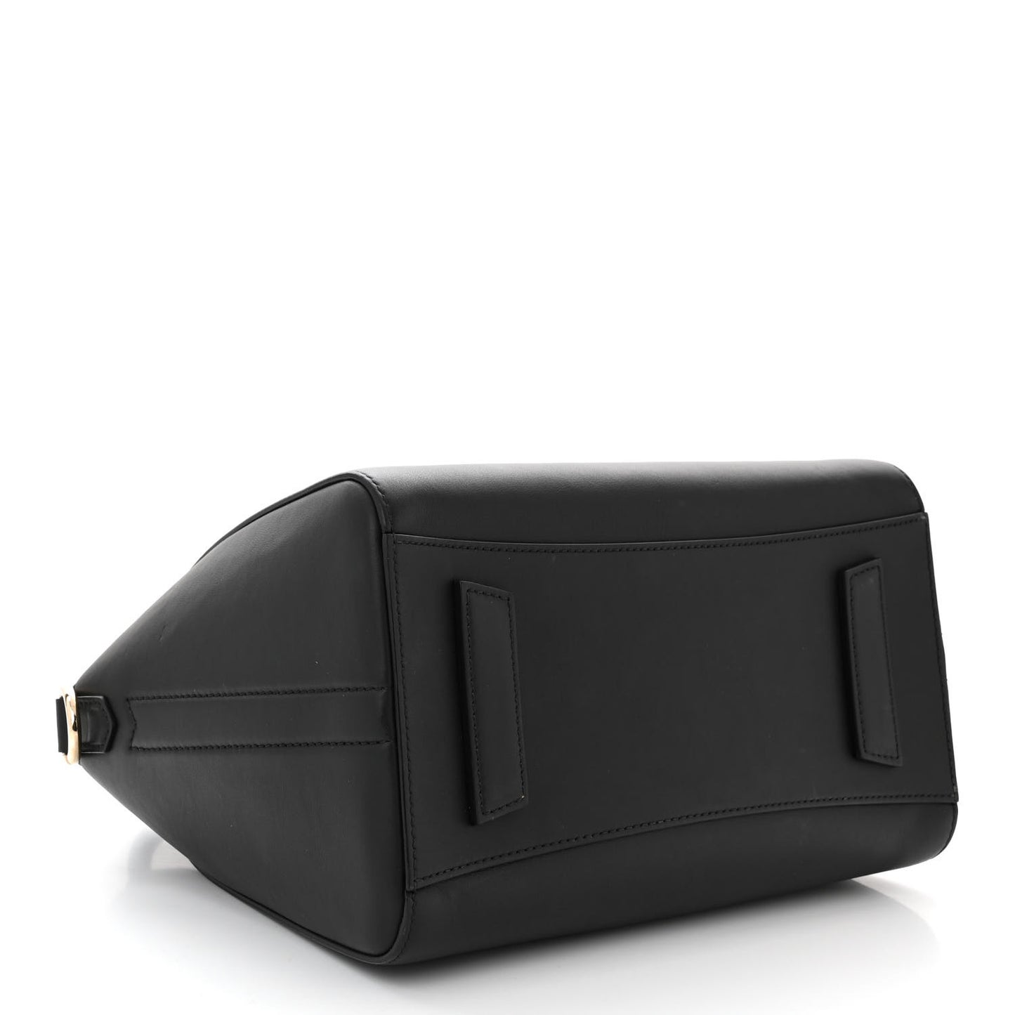 Calfskin Triangle Studded Small Antigona Black