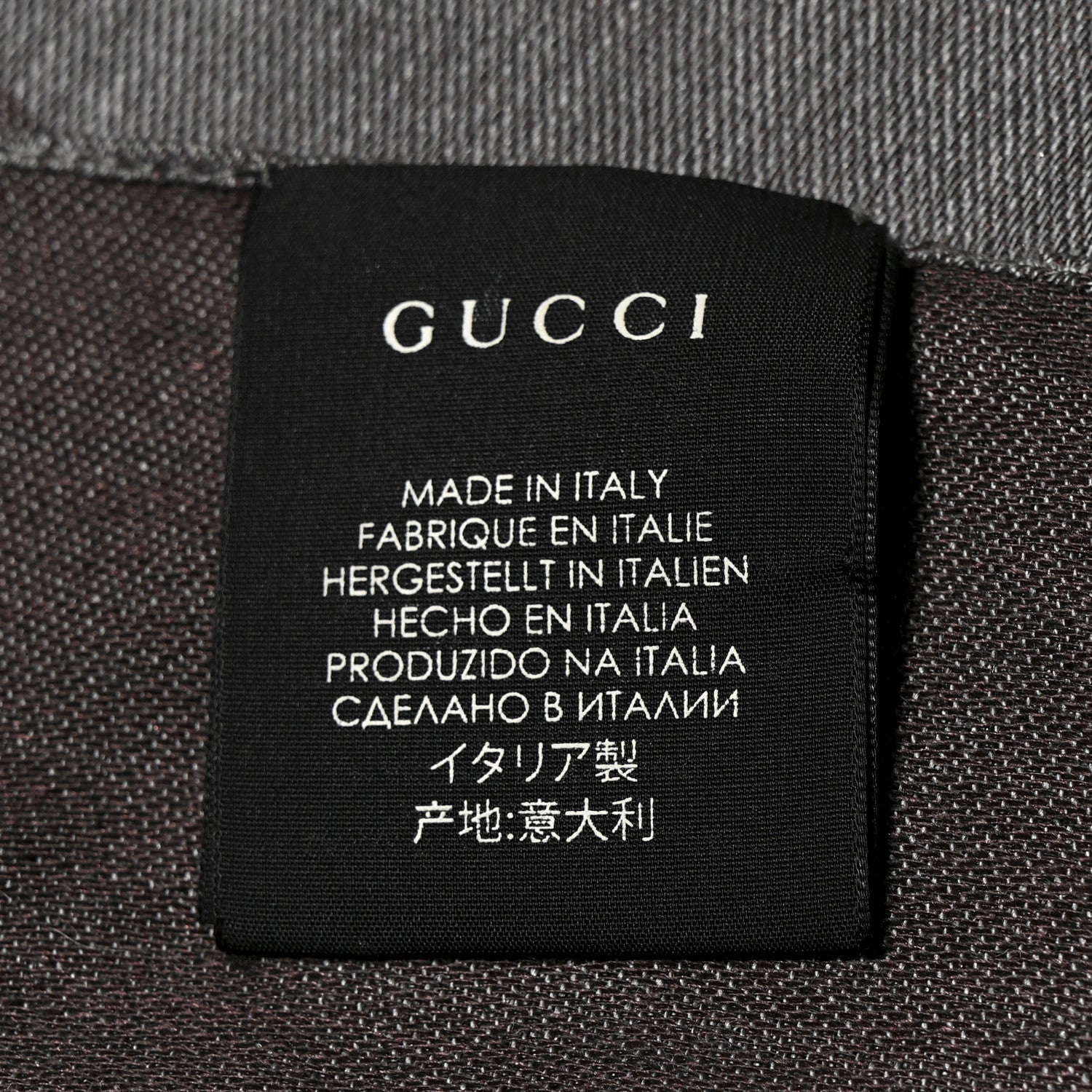 Gucci Wool Silk GG Monogram GGNat Scarf Anthracite 3 of 4