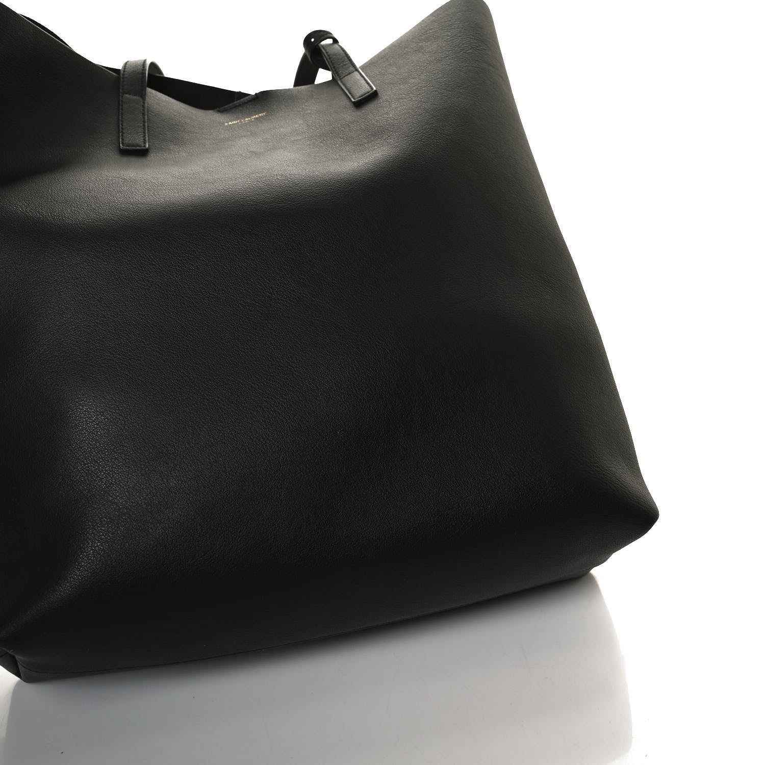 Saint Laurent Calfskin Medium Shopping Tote Black 12 of 14