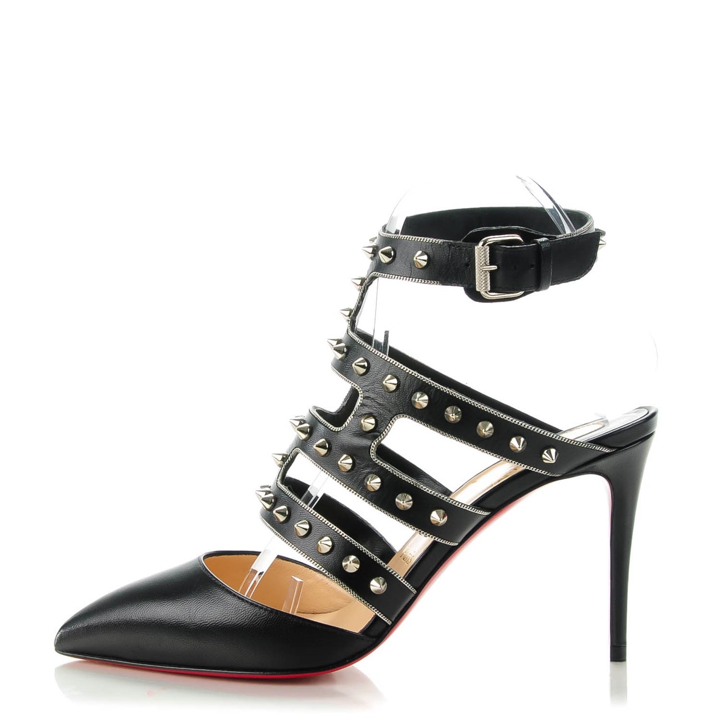 Kid Tchicaboum 85 Pumps 37 Black Silver