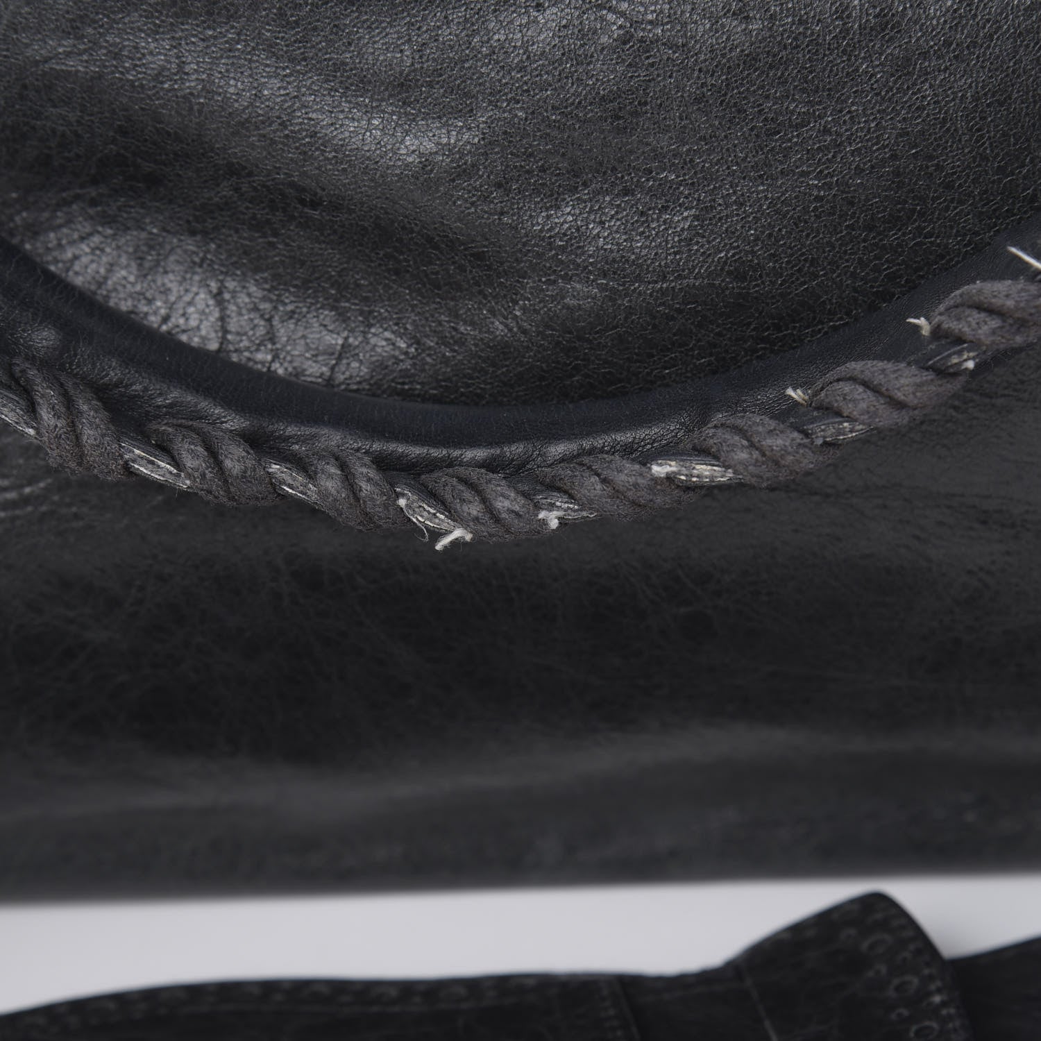 Balenciaga Agneau Giant Brogues Hardware City Black 14 of 19