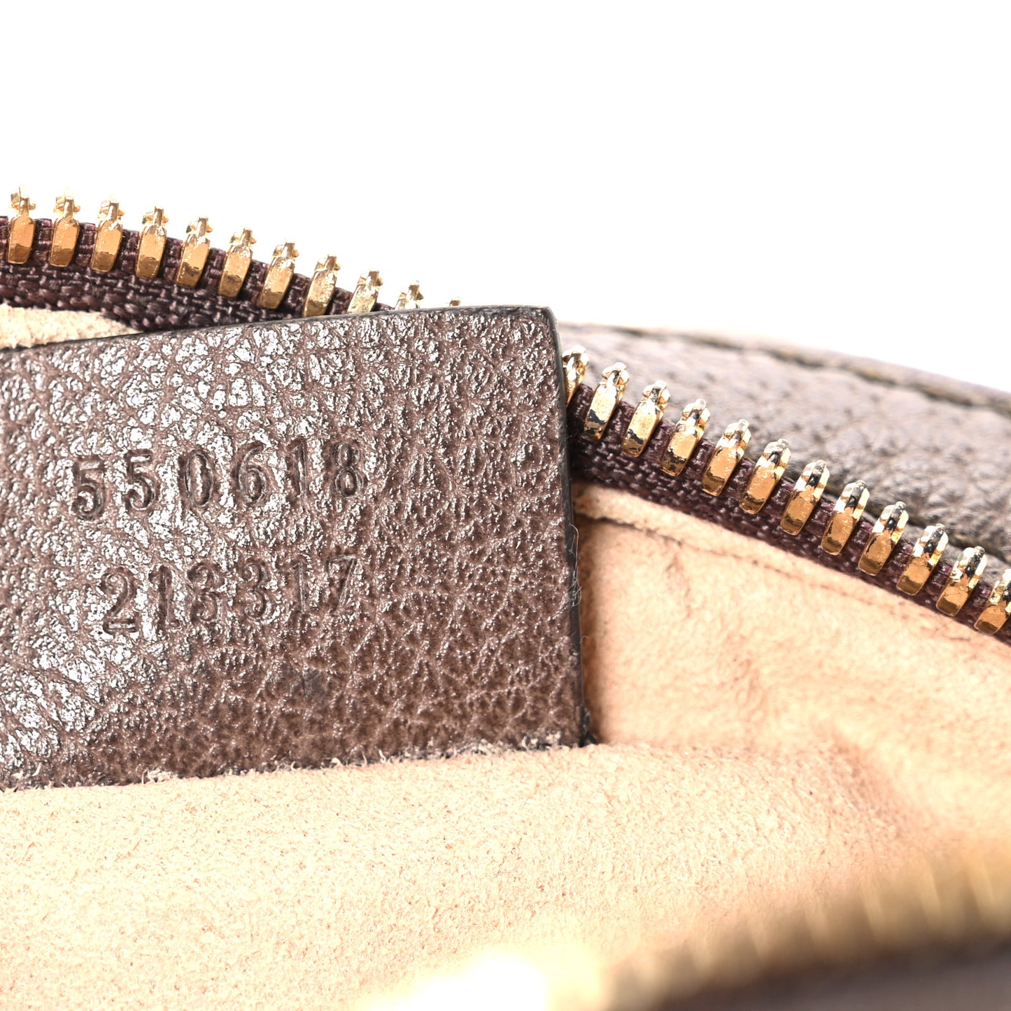 GG Supreme Monogram Web Mini Ophidia Round Shoulder Bag Brown