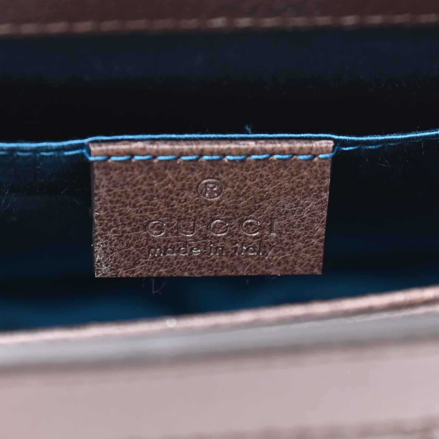 GG Supreme Monogram Web Small Ophidia Chain Shoulder Bag Brown