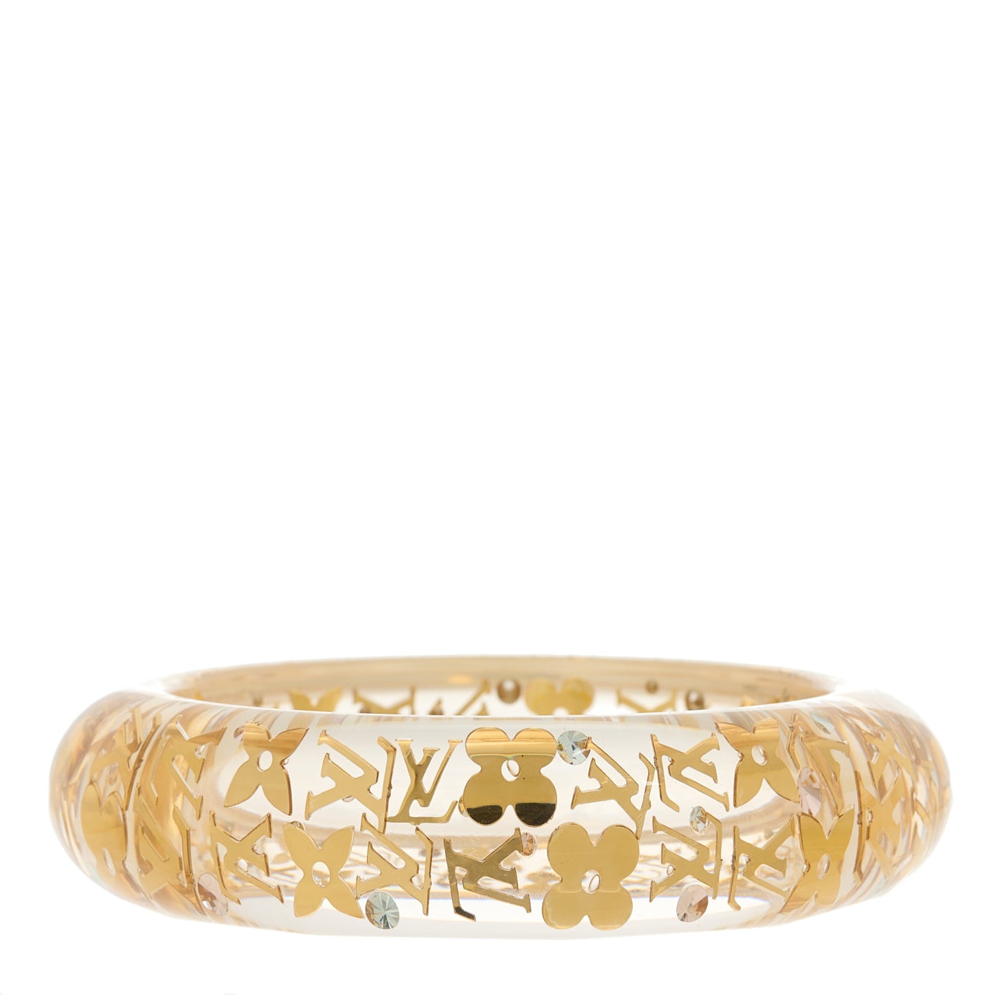 Resin Swarovski Medium Inclusion Bracelet GM Transparent