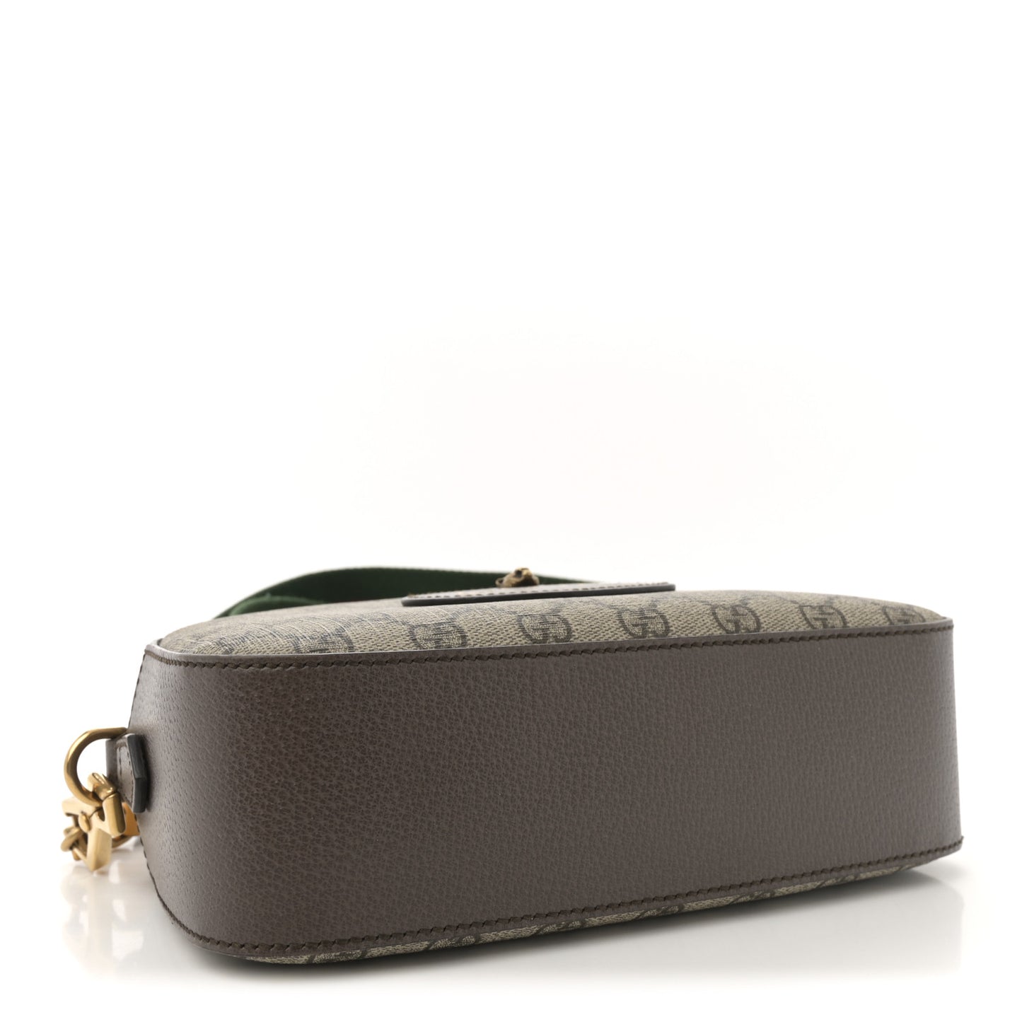 GG Supreme Monogram Web Neo Vintage Shoulder Bag Beige New Acero Crop