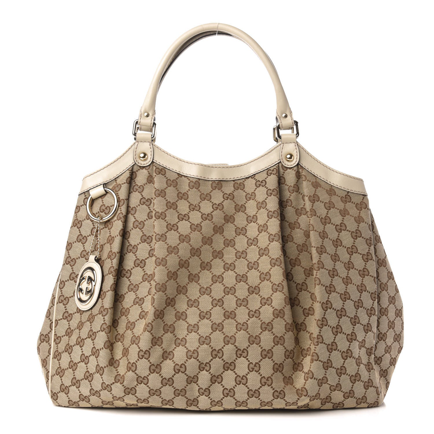 Gucci Monogram Large Sukey Tote Off White 1 of 11