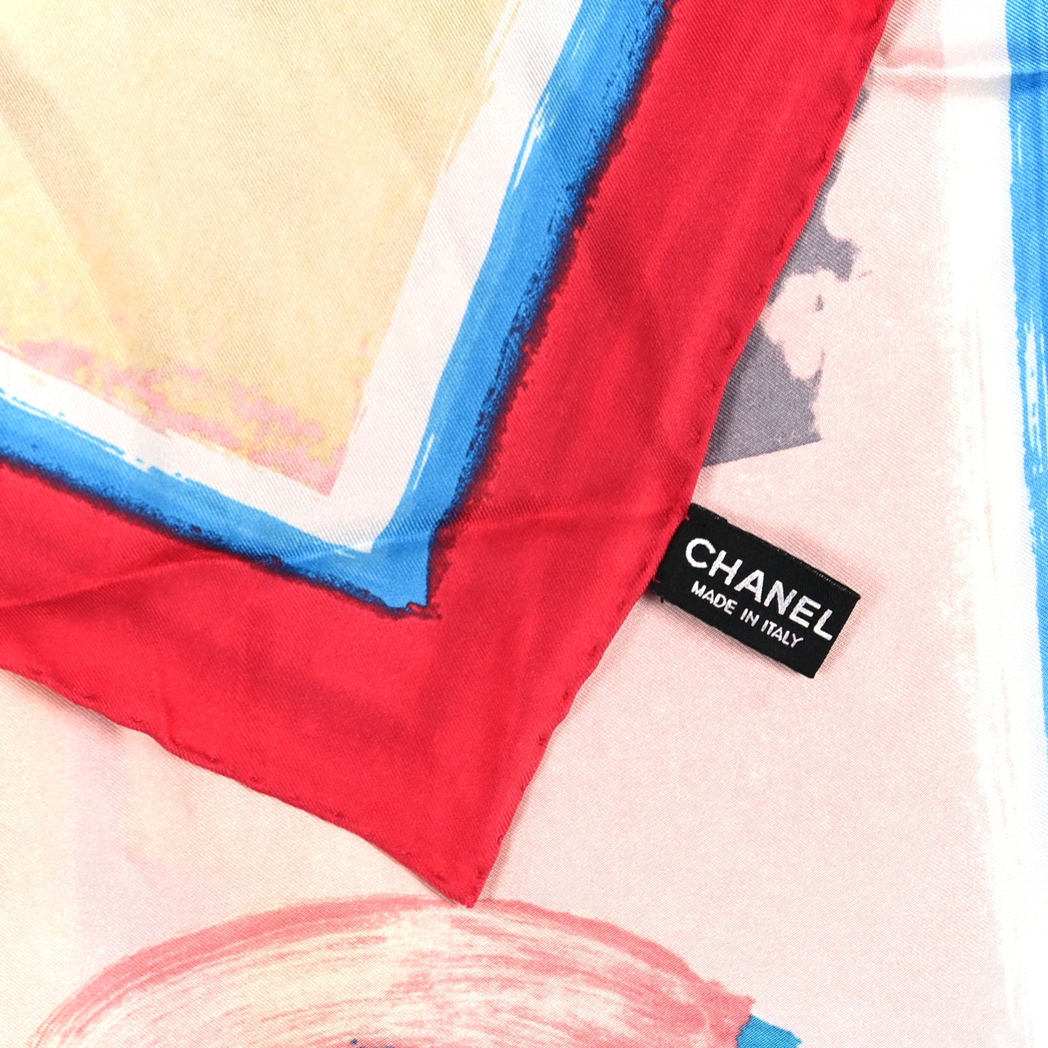 Chanel Silk Coco Scarf Multicolor 3 of 3