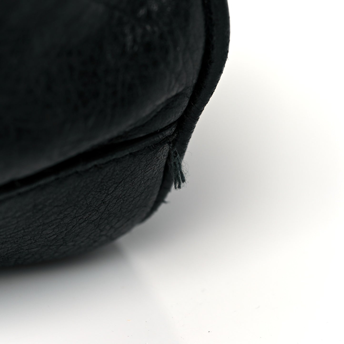 Agneau Classic Silver Hardware S Squash Boston Black