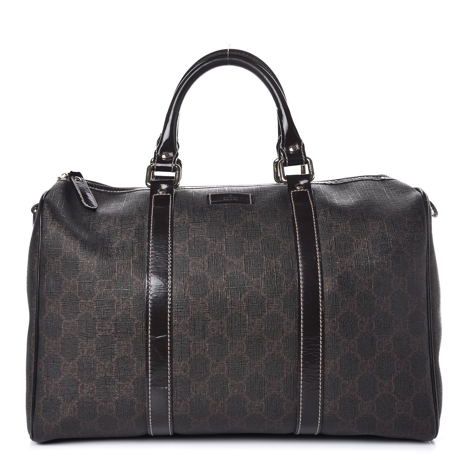 Gucci GG Plus Monogram Medium Joy Boston Dark Brown 1 of 12