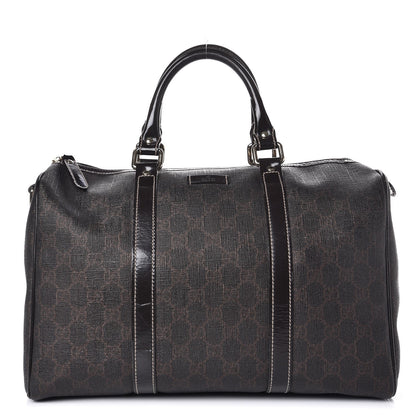 Gucci GG Plus Monogram Medium Joy Boston Dark Brown 1 of 12