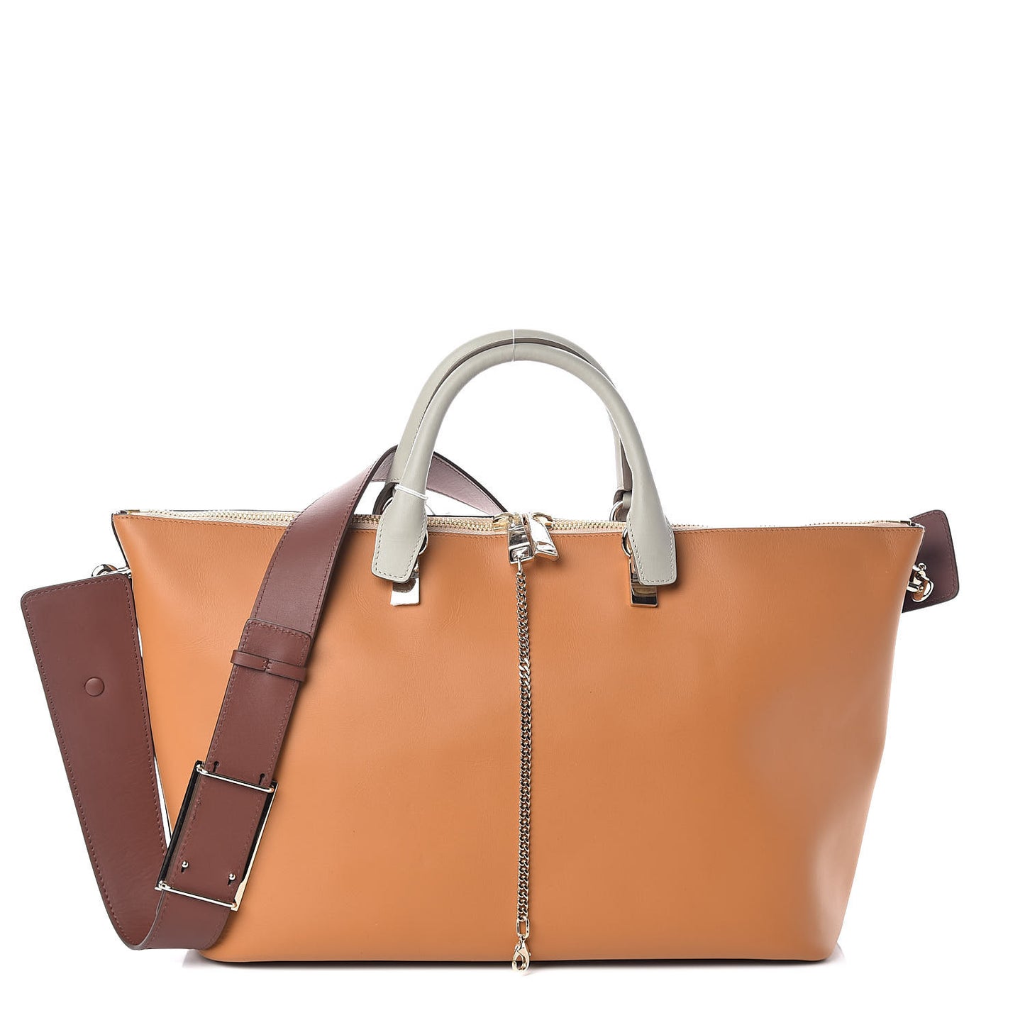 Smooth Calfskin Large Baylee Tote Yummy Cookie