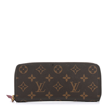 Louis Vuitton Monogram Clemence Wallet Fuchsia 1 of 8