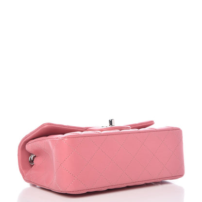 Chanel Lambskin Quilted Mini Rectangular Flap Pink 4 of 8