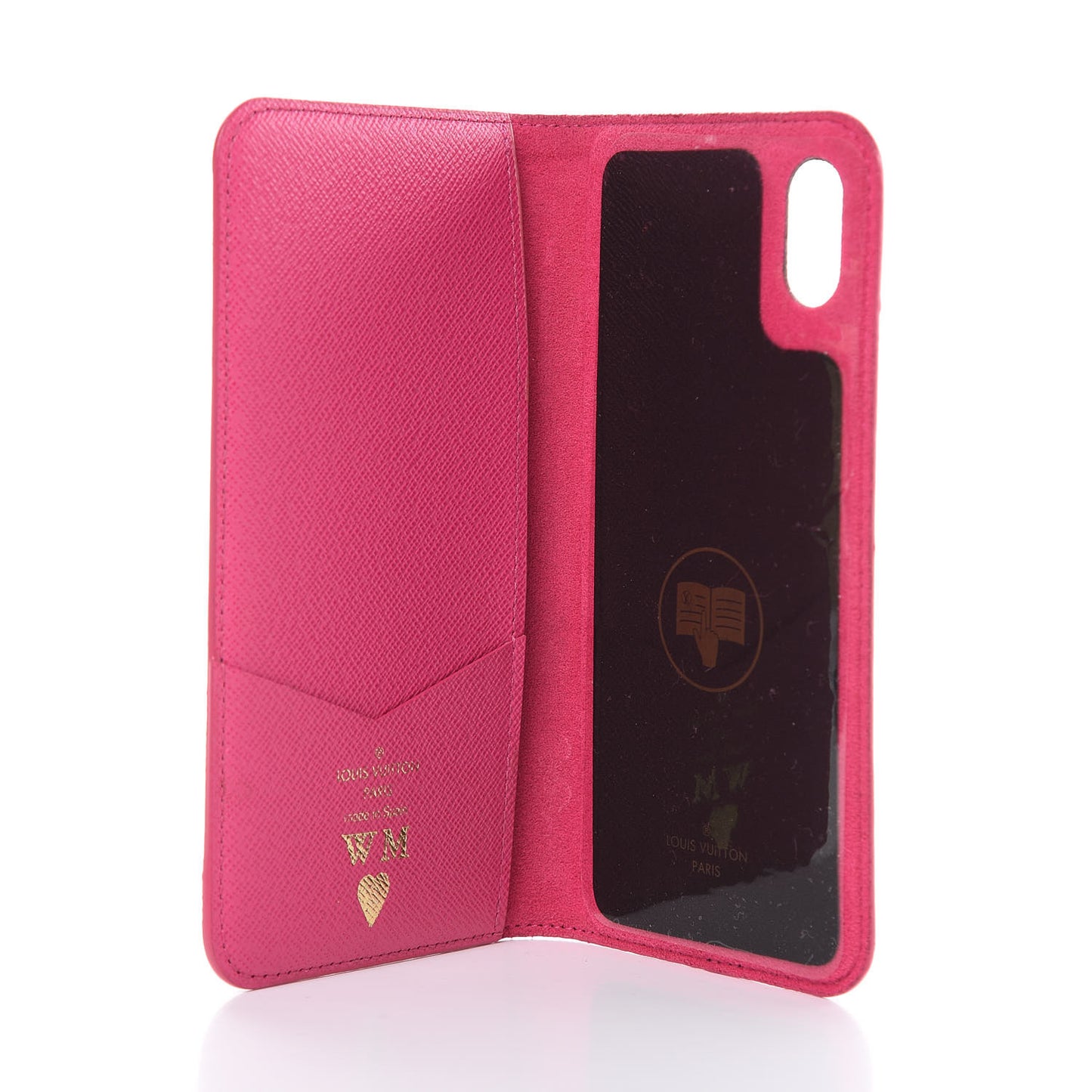 Monogram iPhone XS Max Folio Case Rose Pop