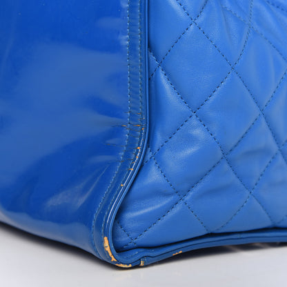 Chanel Vinyl Lipstick Tote Blue 15 of 15