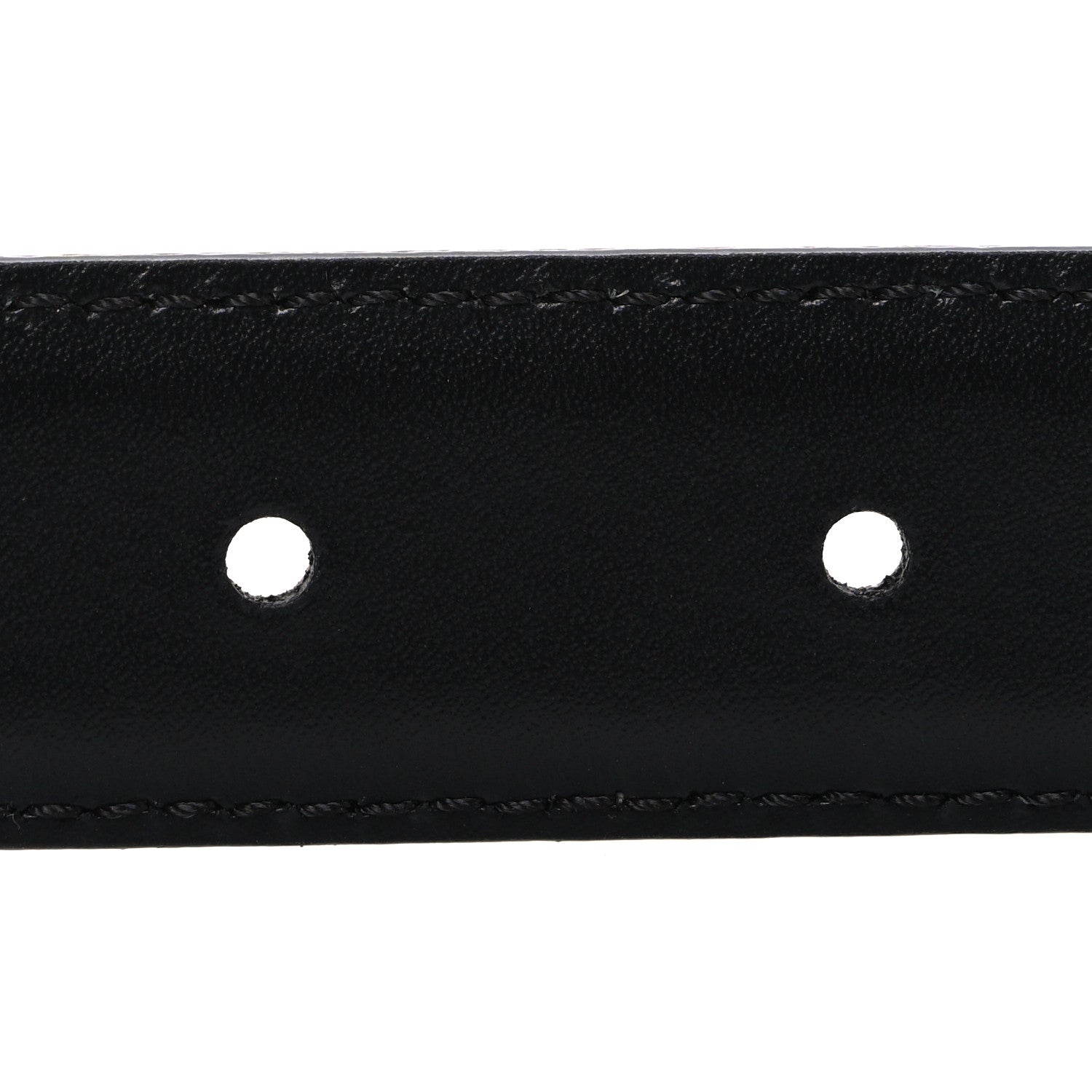 Celine Box Calfskin Medium 25mm Triomphe Belt 80 32 Black 4 of 6