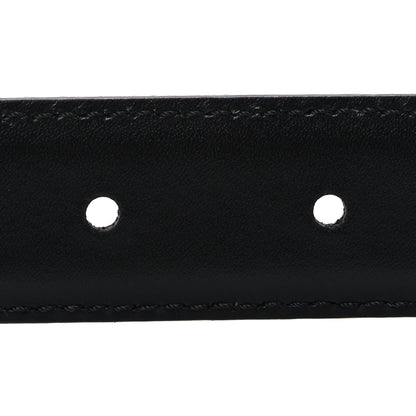 Celine Box Calfskin Medium 25mm Triomphe Belt 80 32 Black 4 of 6