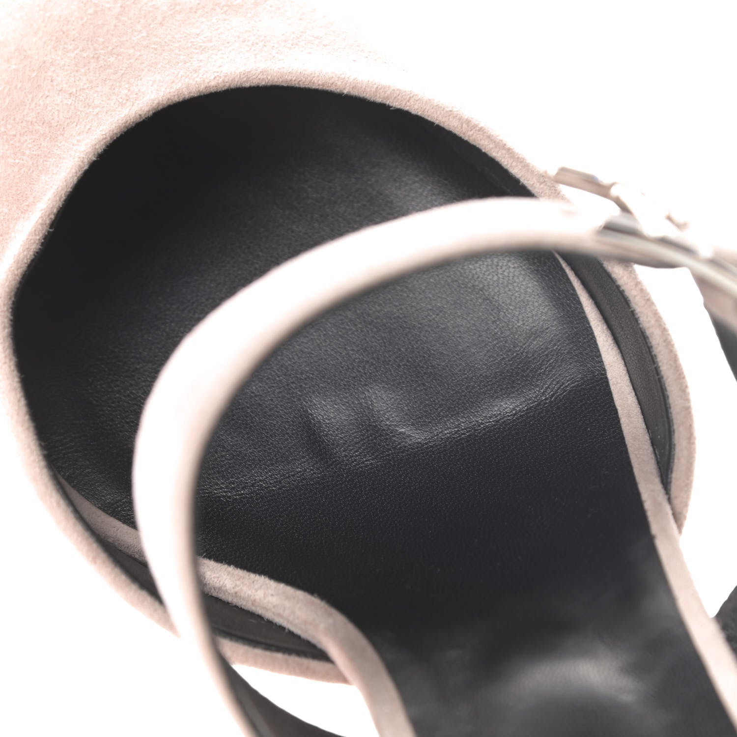 Hermes Suede Goatskin Blink Mules 36.5 Beige Rose 10 of 11