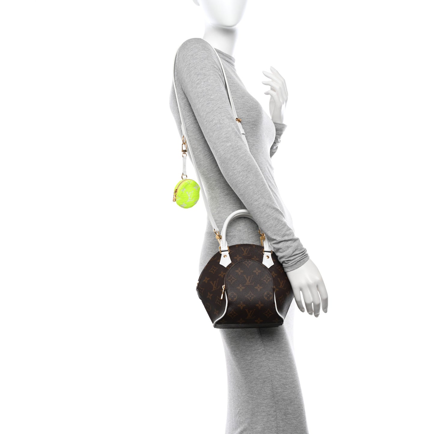 Monogram LV Match Ellipse BB White