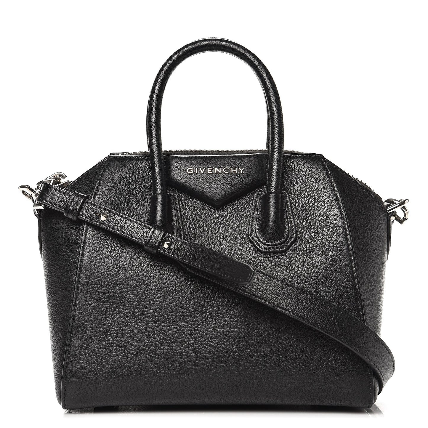Sugar Goatskin Mini Antigona Black