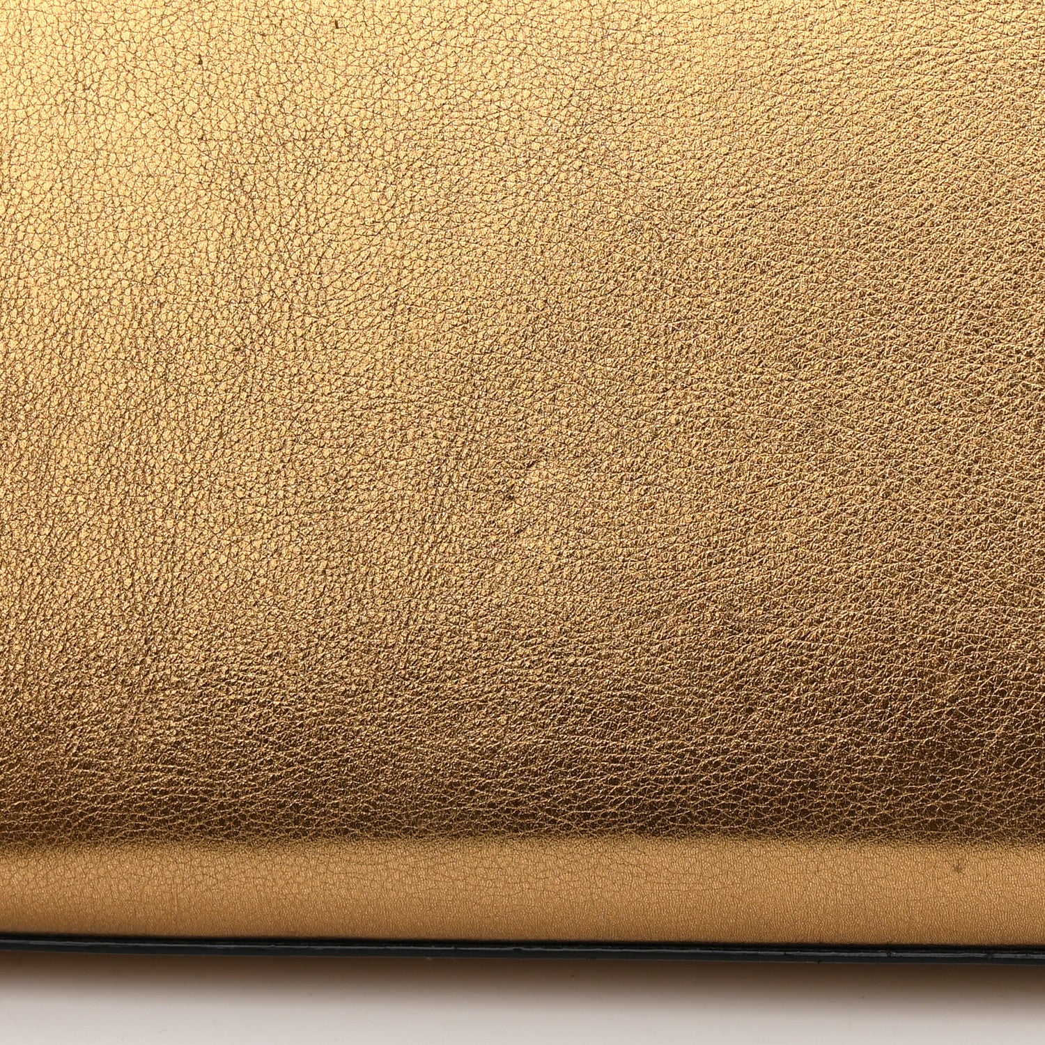Saint Laurent Metallic Calfskin Small Classic Monogram Kate Tassel Satchel Gold 14 of 18