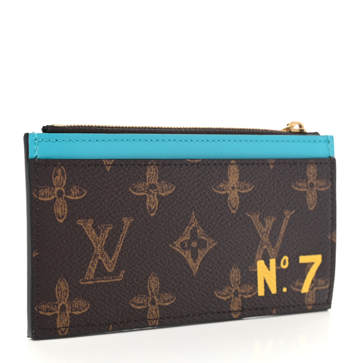 Louis Vuitton Monogram Vintage Calfskin Trunk L'œil Coin Card Holder 3 of 6