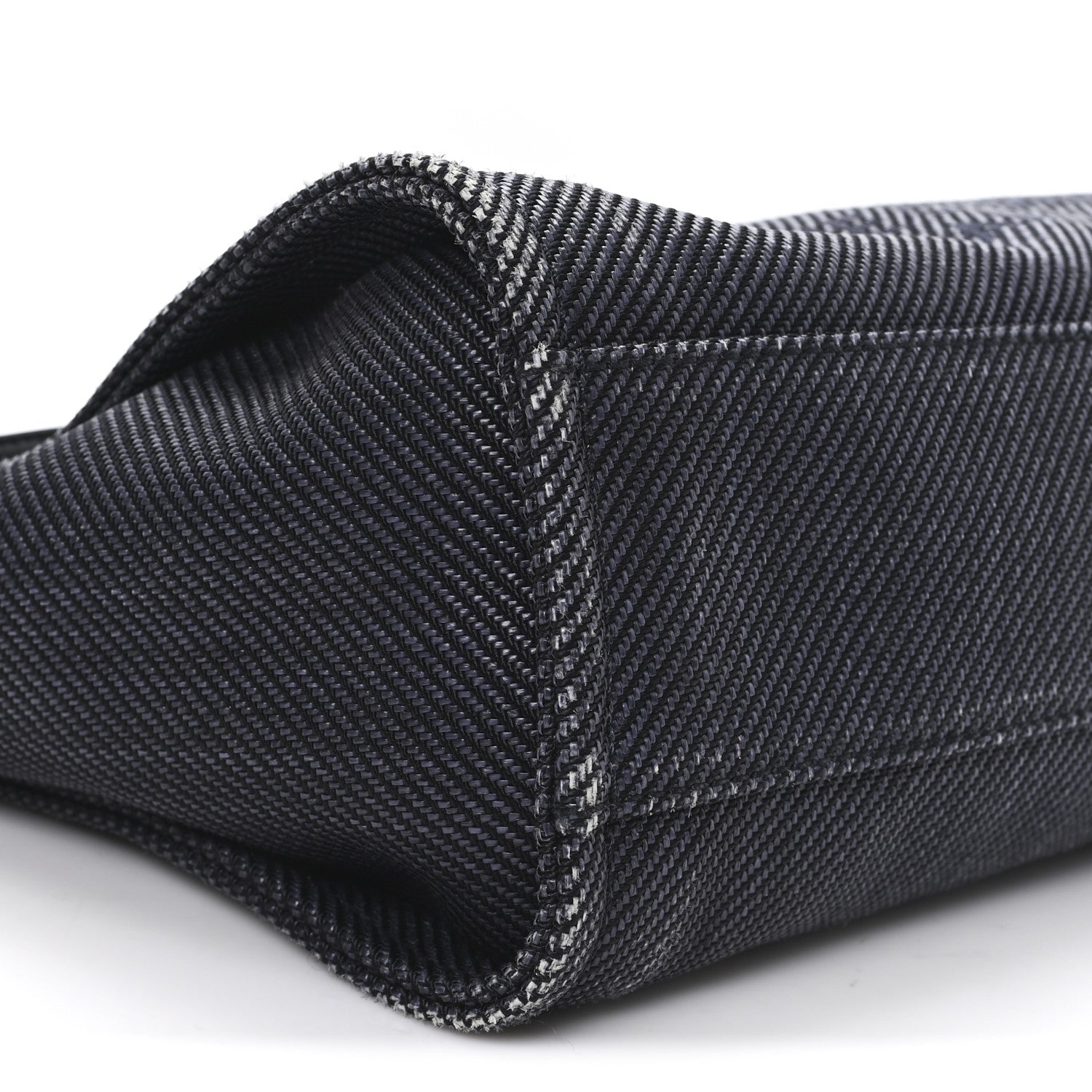 Chanel Mixed Fibers Calfskin Small Deauville Tote Black 1867544