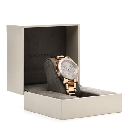 Burberry Stainless Steel 38mm City Chronograph Quartz Watch Rose BU9703 7 of 7